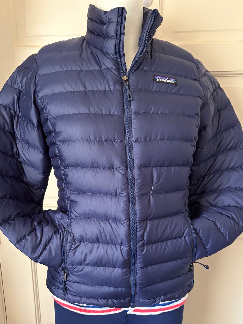 Patagonia Navy Blue Lightweight Down Jacket